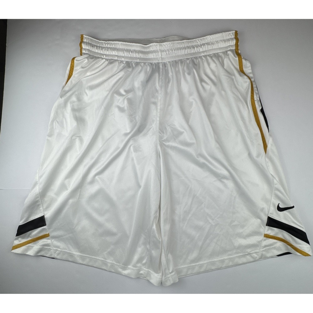 Nike Missouri Tigers Basketball Shorts XXL White Dri-FIT Mizzou NCAA Athletic